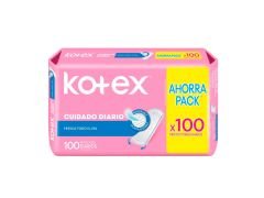 PROTECTORES FEMENINOS KOTEX MULTIESTILO SIN PERFUME 100 UN