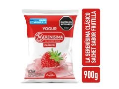 YOGHURT LA SERENISIMA DESLACTOSADO FRUTILLA 900 GR