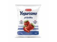 YOGHURT YOGURISIMO FRUTILLA SACHET 1,1 LT
