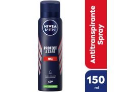 ANTITRANSPIRANTE MASCULINO NIVEA PROTEC Y CARE 150 ML