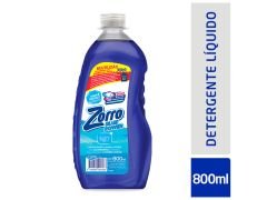 JABON LIQUIDO ZORRO BLUE PLUS BOTELLA 800 ML