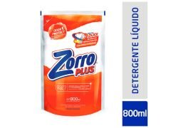JABON LIQUIDO ZORRO PLUS DOYPACK 800 ML