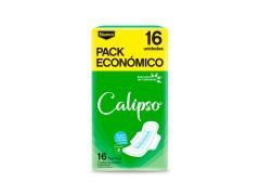 TOALLITAS FEMENINAS CALIPSO CON ALAS POCKET 16 UN