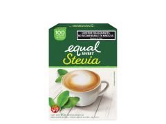 EDULCORANTE EQUALSWEET STEVIA 100 SOBRES