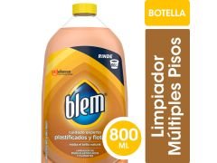 LIMPIADOR BLEM PISOS PLASTIFICADOS FLOTANTES ALMENDRA 900 cc