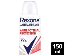 ANTITRANSPIRANTE FEMENINO REXONA ANTIBACTERIAL 150 ML