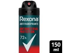 ANTITRANSPIRANTE MASCULINO REXONA ANTIBACTERIAL 150 ML