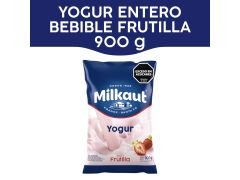 YOGHURT MILKAUT SACHET FRUTILLA 1 LT