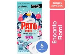 DESODORANTE PARA INODOROS PATO ADHESIVO FLORAL 24,5 GR