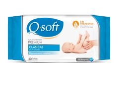 TOALLITAS HUMEDAS Q-SOFT PREMIUM CLASSIC 40 UN
