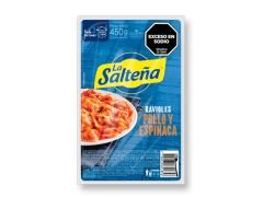 RAVIOLES LA SALTEÑA POLLO Y VERDURAS 500 GR