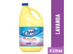 LAVANDINA AYUDIN TRIPLE PODER LAVANDA 4 LT