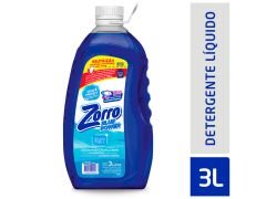 JABON LIQUIDO ZORRO BLUE PLUS BOTELLA 3 LT
