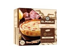 TARTA EL NOBLE JAMON Y QUESO 320 GR
