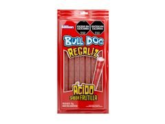GOMITAS BULL DOG REGALIZ FRUTILLA 75 GR