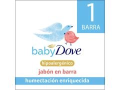 JABON DE TOCADOR DOVE BABY HUMECTACION ENRIQUECIDA 75 GR