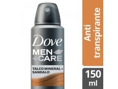 ANTITRANSPIRANTE MASCULINO DOVE TALCO MINERAL 89 GR