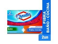 ESPONJA DE FIBRA AYUDIN BAÑO COCINA 2 UN