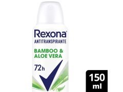 ANTITRANSPIRANTE FEMENINO REXONA BAMBU ALOE VERA 150 ML
