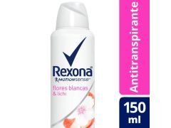 ANTITRANSPIRANTE FEMENINO REXONA FLORES BLANCAS LICHI 90 GR