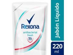JABON LIQUIDO REXONA ANTIBACTERIAL FRESH REPUESTO 220 ML