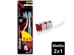 CEPILLO DENTAL CLOSE-UP DEEP CLEAN MEDIO 2 un
