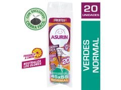 BOLSA ASURIN VERDE 45X60 20 UN