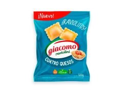 RAVIOLES GIACOMO 4 QUESOS 500 GR