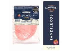 JAMON COCIDO CAGNOLI GENUINO FETEADO 120 GR