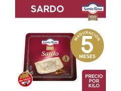 QUESO SANTA ROSA SARDO PORCION 1 KG