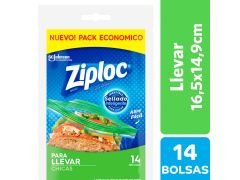 BOLSAS ZIPLOC PARA LLEVAR CHICAS 14 un