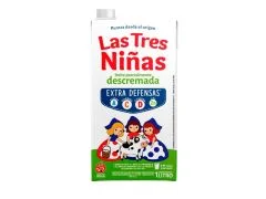 LECHE LAS TRES NIÑAS PARCIALMENTE DESCREMADA 1 LT