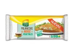 MILANESAS GRANJA DEL SOL ARROZ Y VEGETALES 330 GR