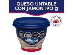 QUESO MILKAUT UNTABLE JAMON 190 GR