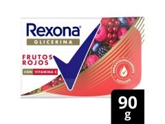 JABON DE TOCADOR REXONA FRUTOS ROJOS 90 GR