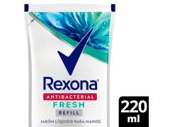JABON LIQUIDO REXONA ANTIBACTERIAL FRESH 220 ML