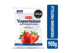 YOGHURT YOGURISIMO SACHET DESCREMADO FRUTILLA 900 gr