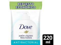 JABON LIQUIDO DOVE ANTIBACTERIAL DOYPACK 220 ml