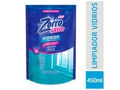 LIMPIADOR ZORRO VIDRIOS MULTIUSO DOYPACK 450 ml