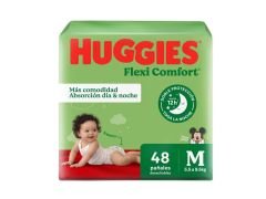 PAÑALES HUGGIES CONFORT MEDIANO 48 UN