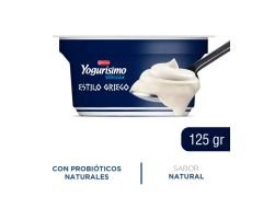 YOGHURT YOGURISIMO GRIEGO NATURAL SIN ENDULZAR 190 GR