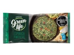 MEDALLON GREEN LIFE ESPINACA Y PIMIENTOS 4 UN