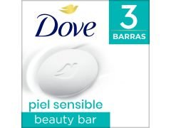 JABON DE TOCADOR DOVE PIEL SENSIBLE 3X90 GR