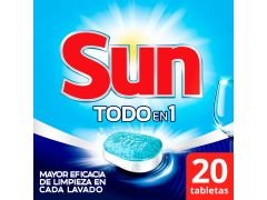 DETERGENTE SUN TABLETA 3EN1 16 UN