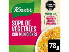 SOPA KNORR CREMA DE VEGETALES CON AMARANTO 78 GR
