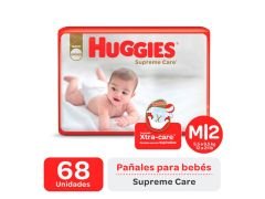 PAÑAL HUGGIES SUPREME CARE AHORRAPACK MEDIANO 48 UN