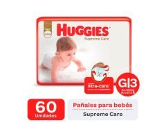 PAÑAL HUGGIES SUPREME CARE AHORRAPACK GRANDE 40 UN