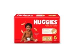 PAÑAL HUGGIES NATURAL CARE AHORRAPACK GRANDE 40 UN