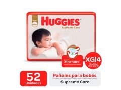 PAÑAL HUGGIES SUPREME CARE AHORRAPACK XGRANDE 32 UN