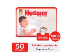 PAÑAL HUGGIES SUPREME CARE AHORRAPACK XXG 30 UN